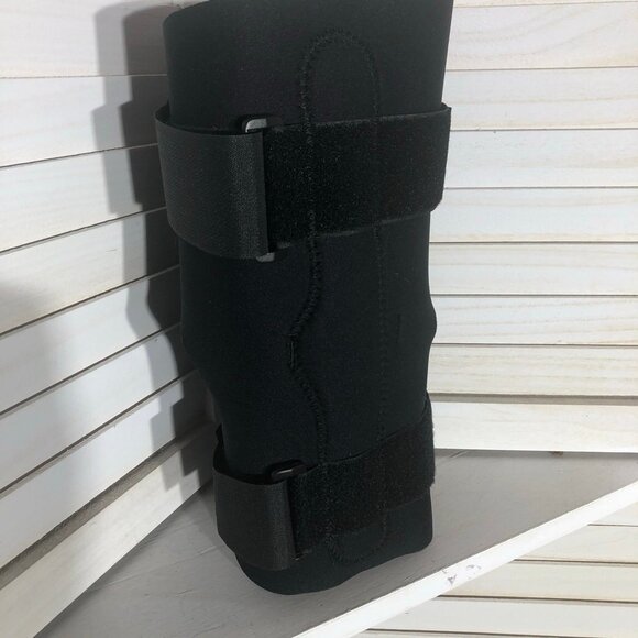 NWOT ProCare Reddie Hinged Knee Brace Support Open Patella Adjustable Black XXL - Picture 4 of 10